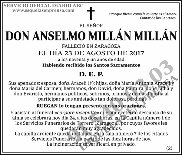 Anselmo Millán Millán
